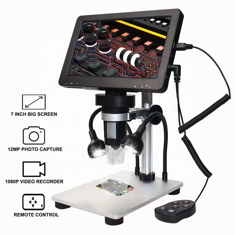Digital Microscope - Microscopio digital de 7 pulgadas 1600X,