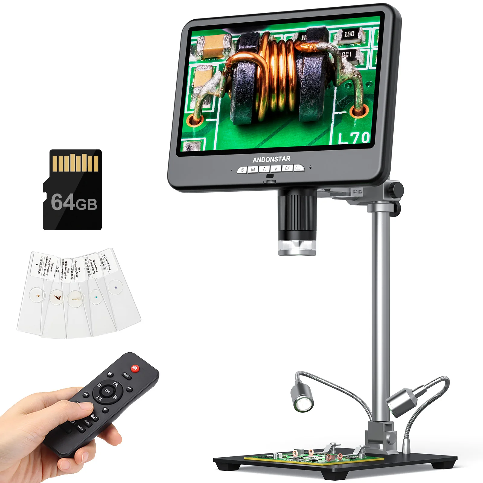 Microscopio Digital Andonstar  - Digital Microscope reseña y precio