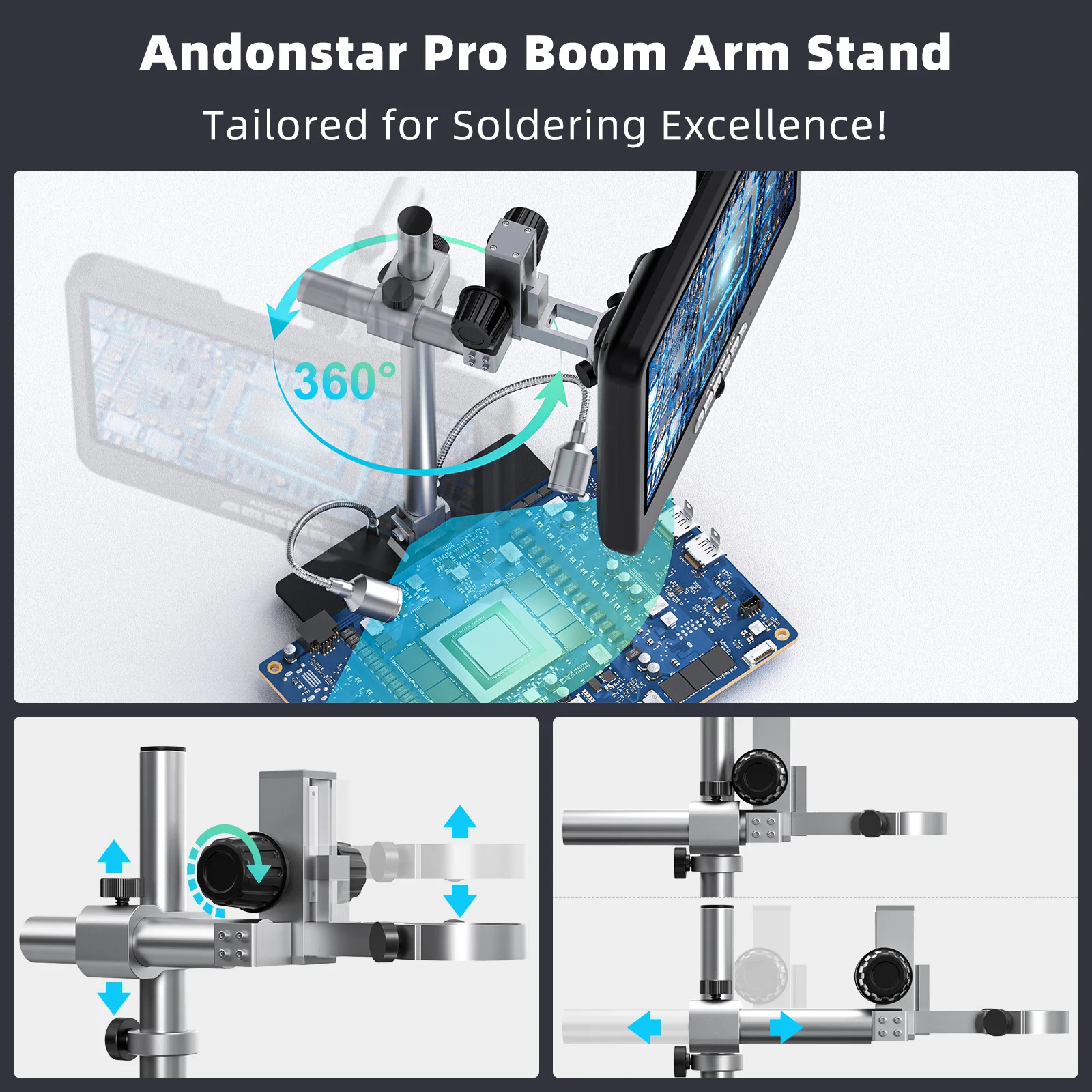 Microscopio Digital Andonstar  - Digital Microscope reseña y precio