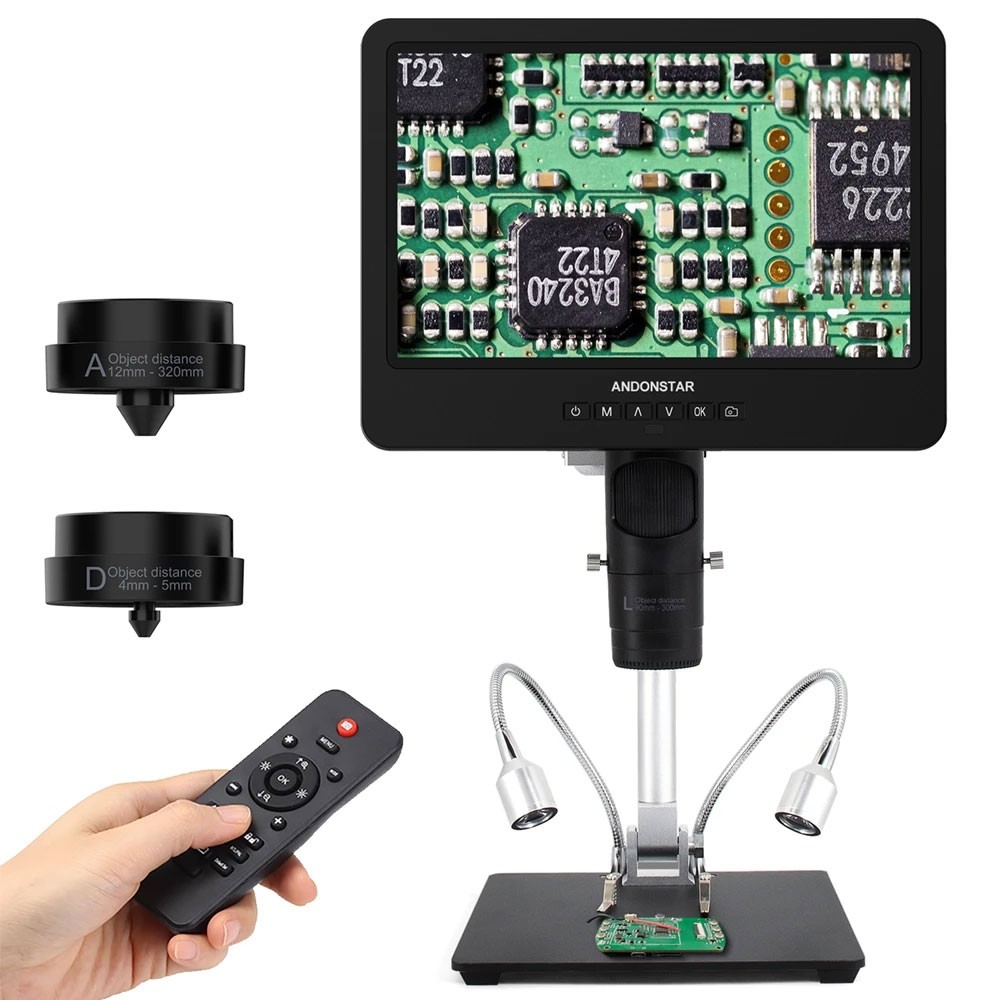 Microscopio Digital Trinocular - Digital Microscope reseña y precio